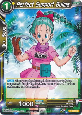 Perfect Support Bulma (Non-Foil) (P-034) [Promotion Cards] | Black Swamp Games