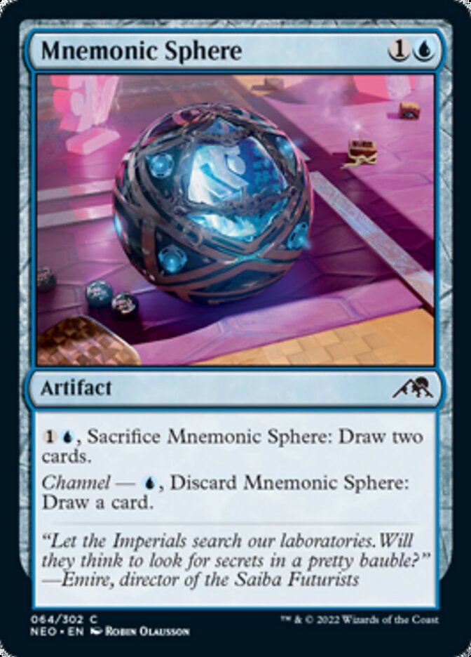 Mnemonic Sphere [Kamigawa: Neon Dynasty] | Black Swamp Games