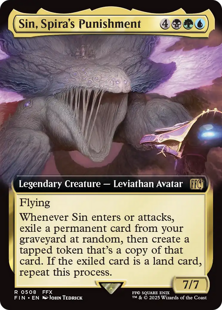 Sin, Spira's Punishment (Extended Art) [FINAL FANTASY] | Black Swamp Games
