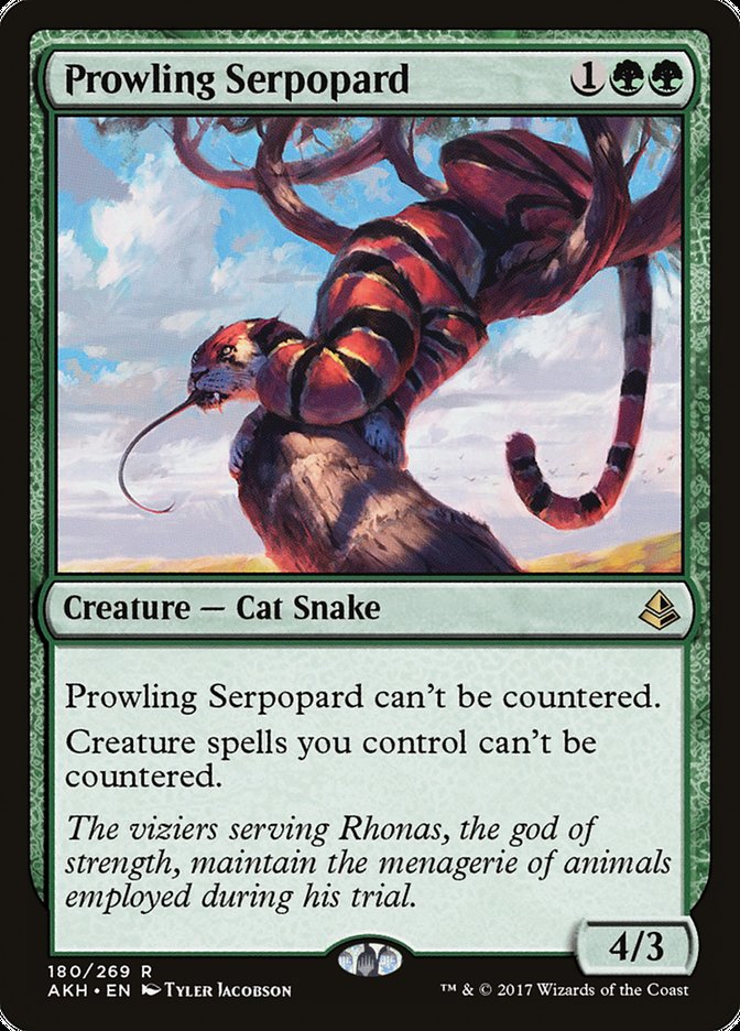 Prowling Serpopard [Amonkhet] | Black Swamp Games