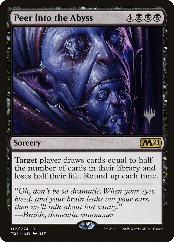Peer into the Abyss (Promo Pack) [Core Set 2021 Promos] | Black Swamp Games