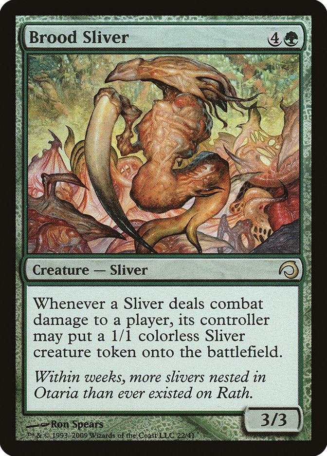 Brood Sliver [Premium Deck Series: Slivers] | Black Swamp Games