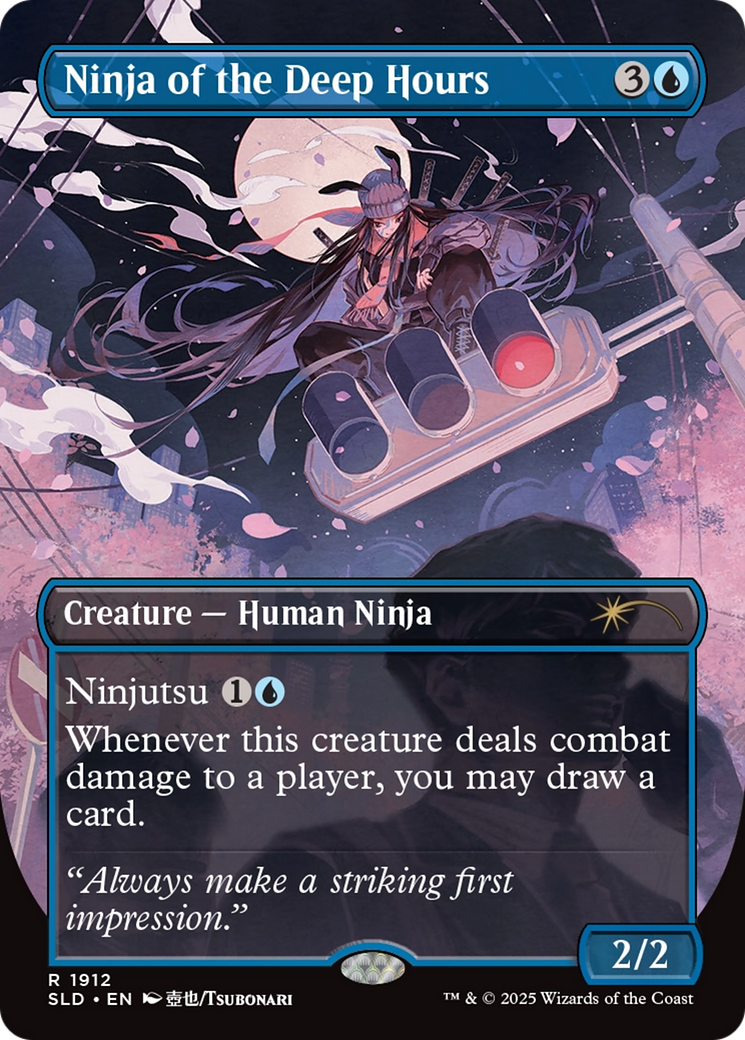 Ninja of the Deep Hours (Rainbow Foil) [Secret Lair Drop Series] | Black Swamp Games
