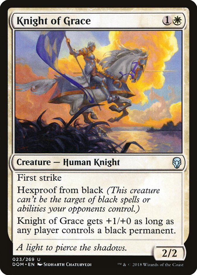 Knight of Grace [Dominaria] | Black Swamp Games