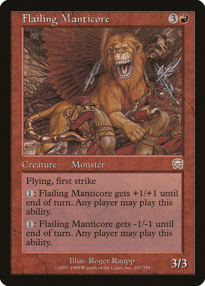 Flailing Manticore [Mercadian Masques] | Black Swamp Games