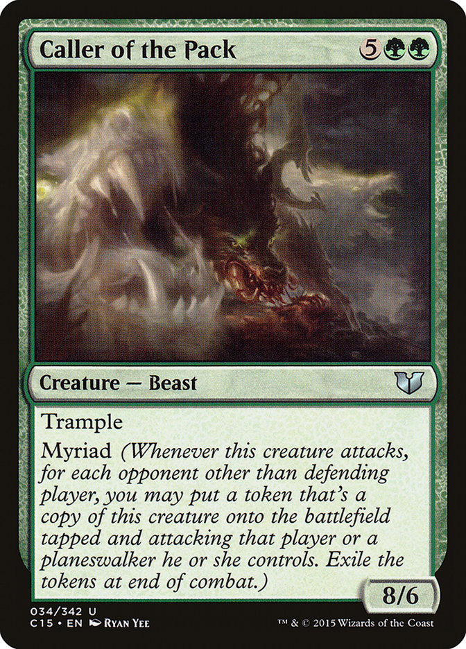 Caller of the Pack [Commander 2015] | Black Swamp Games