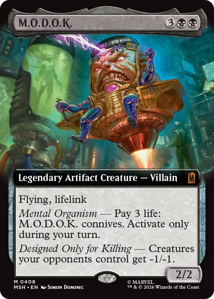 M.O.D.O.K. (Extended Art) [Marvel Super Heroes] | Black Swamp Games