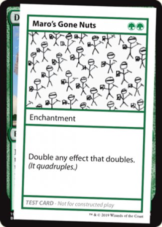 Maro's Gone Nuts (2021 Edition) [Mystery Booster Playtest Cards] | Black Swamp Games