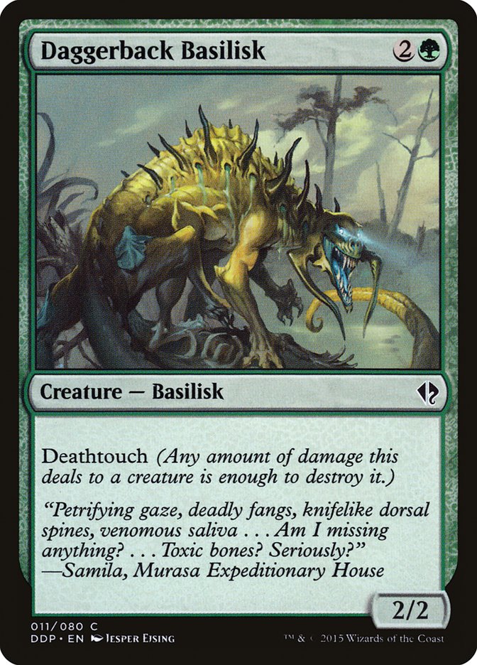 Daggerback Basilisk [Duel Decks: Zendikar vs. Eldrazi] | Black Swamp Games