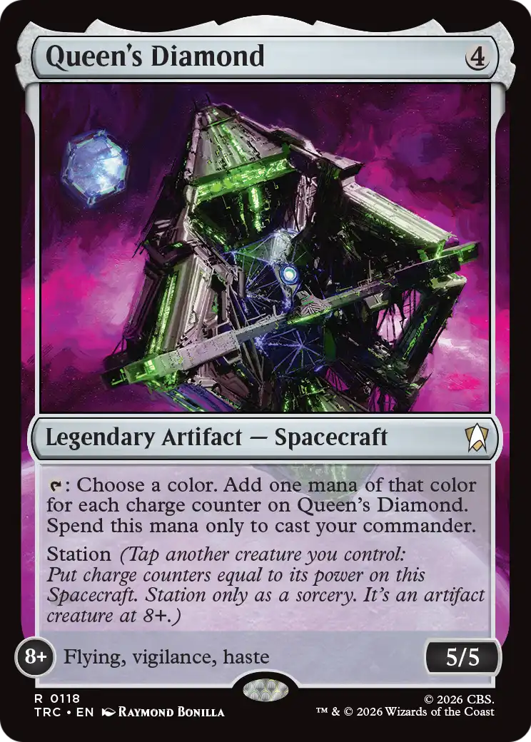Queen's Diamond (Surge Foil) [Star Trek Commander] | Black Swamp Games