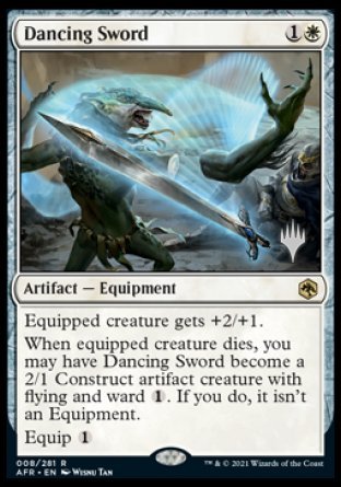 Dancing Sword (Promo Pack) [Dungeons & Dragons: Adventures in the Forgotten Realms Promos] | Black Swamp Games