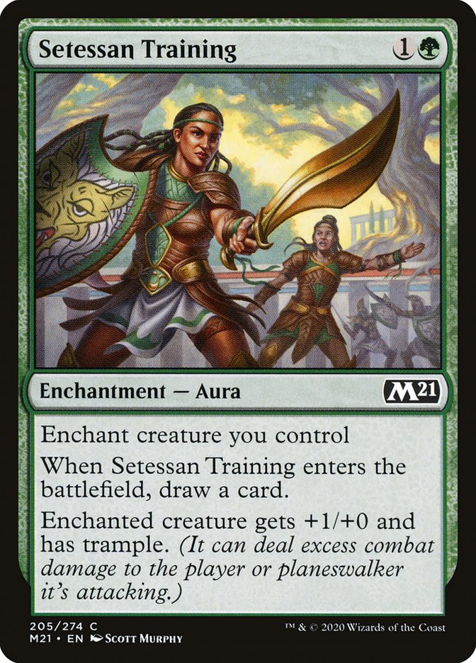 Setessan Training [Core Set 2021] | Black Swamp Games