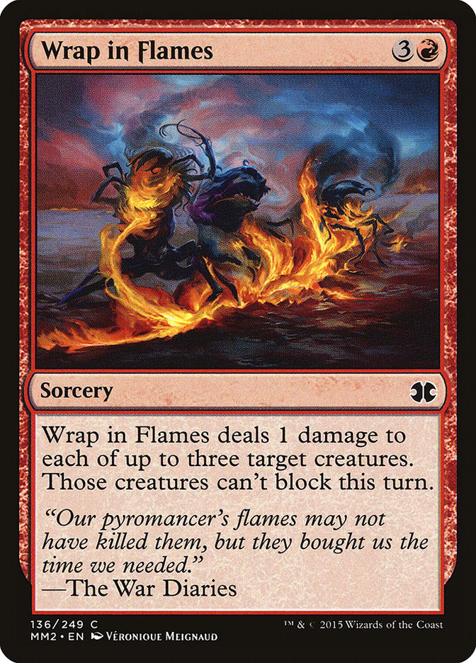 Wrap in Flames [Modern Masters 2015] | Black Swamp Games