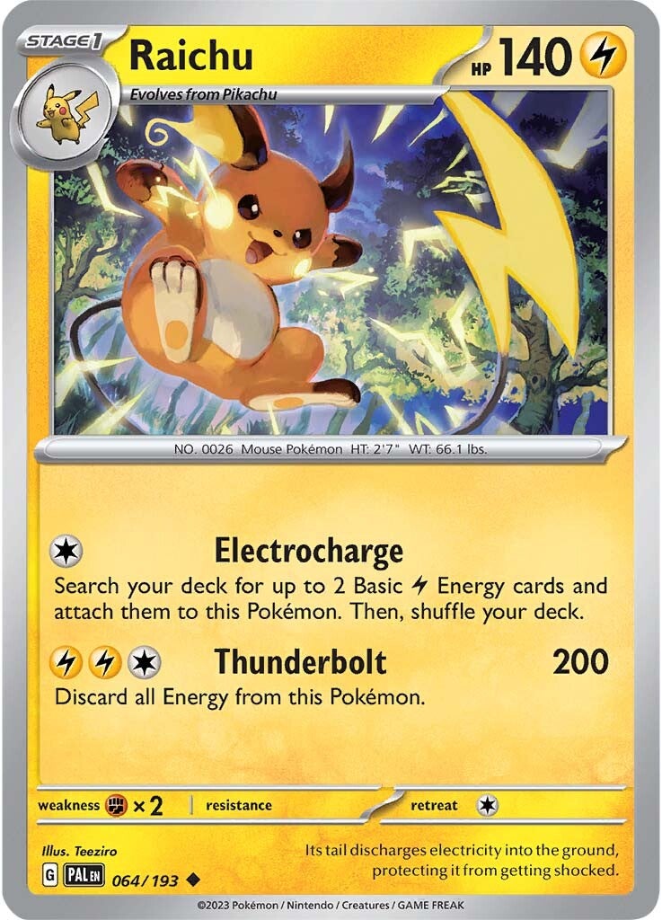 Raichu (064/193) [Scarlet & Violet: Paldea Evolved] | Black Swamp Games