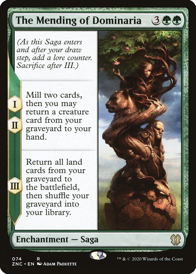 The Mending of Dominaria [Zendikar Rising Commander] | Black Swamp Games