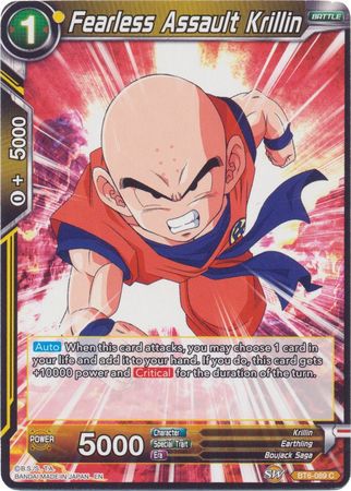 Fearless Assault Krillin (Reprint) (BT6-089) [Battle Evolution Booster] | Black Swamp Games