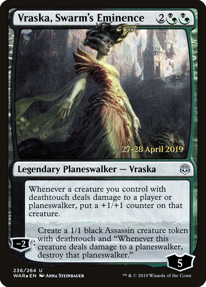 Vraska, Swarm's Eminence [War of the Spark Prerelease Promos] | Black Swamp Games