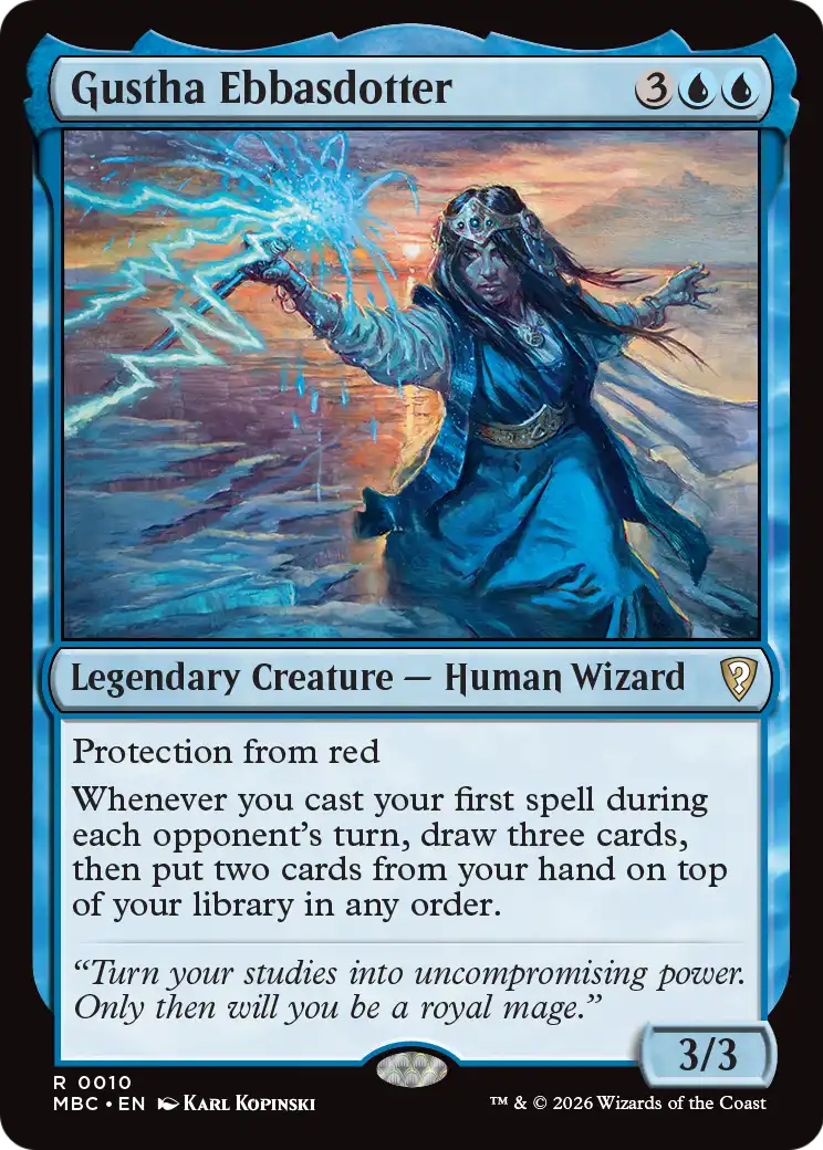 Gustha Ebbasdotter [Mystery Booster: Commander Edition] | Black Swamp Games
