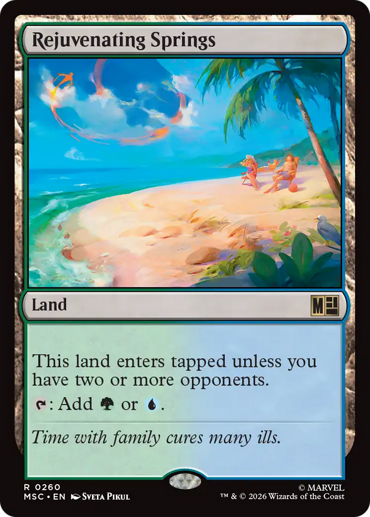 Rejuvenating Springs (Surge Foil) [Marvel Super Heroes Commander] | Black Swamp Games