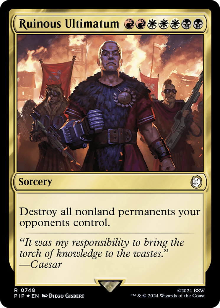 Ruinous Ultimatum (Surge Foil) [Fallout] | Black Swamp Games