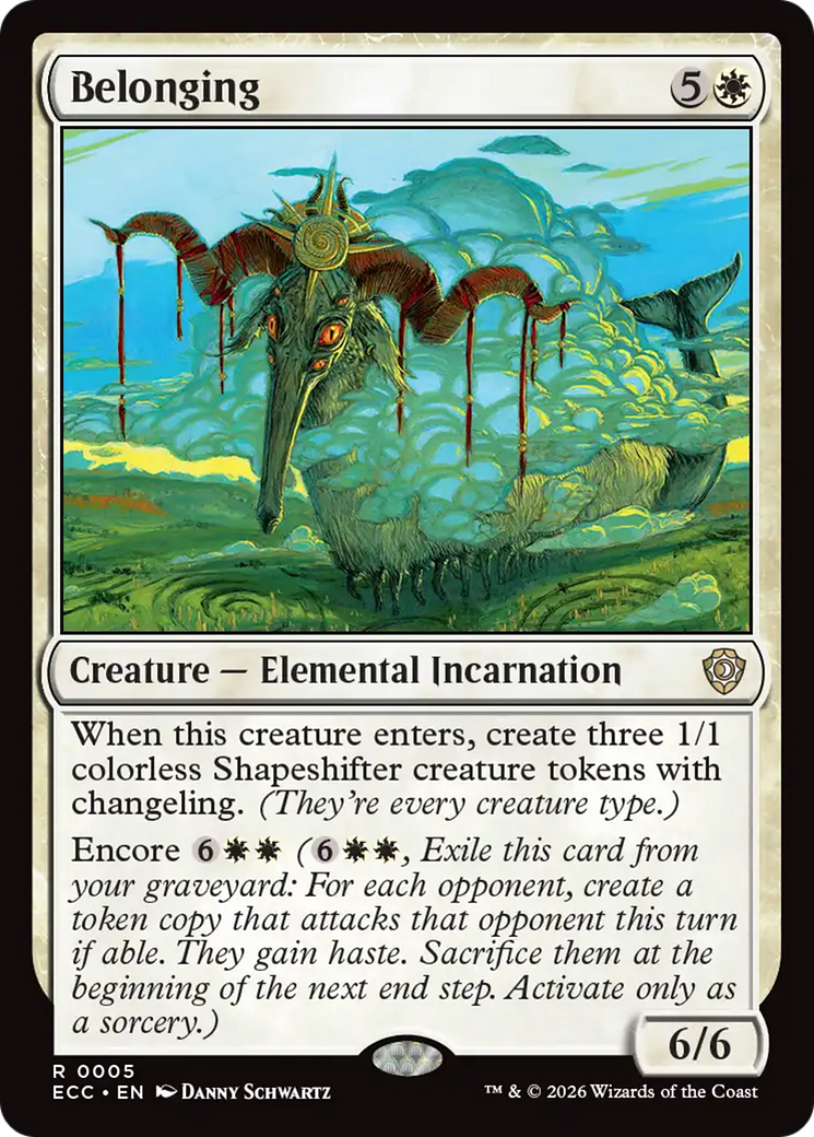 Belonging [Lorwyn Eclipsed Commander] | Black Swamp Games