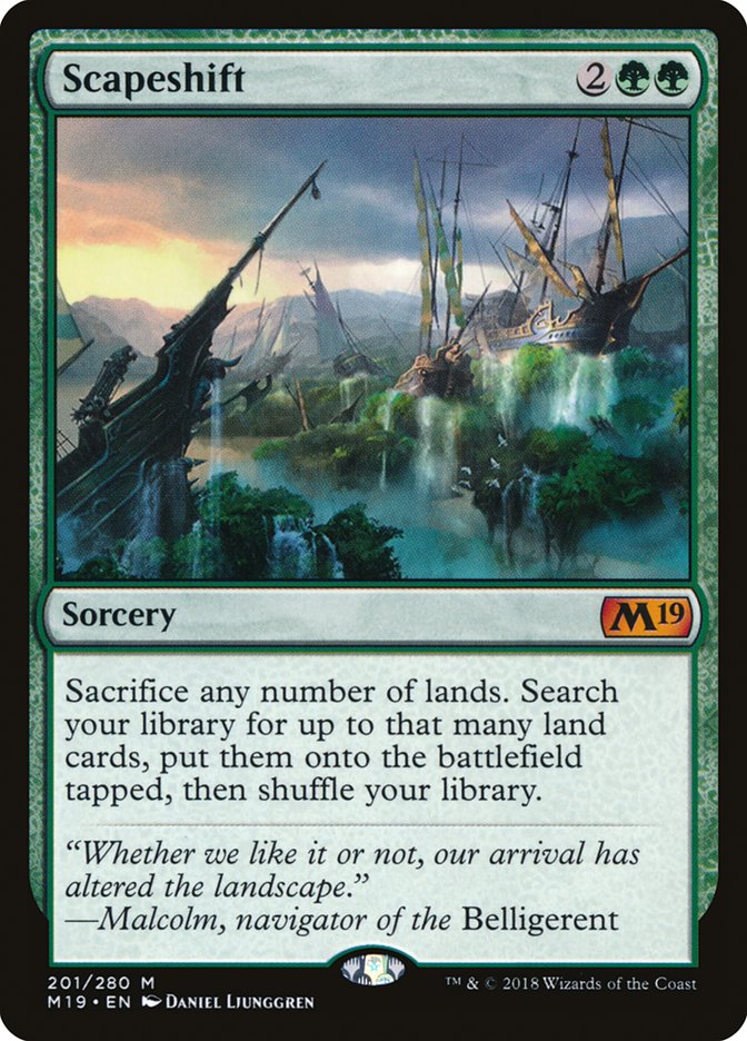 Scapeshift [Core Set 2019] | Black Swamp Games