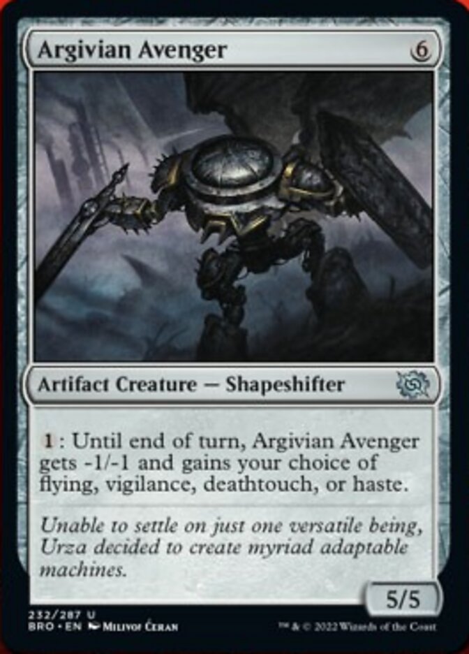 Argivian Avenger [The Brothers' War] | Black Swamp Games