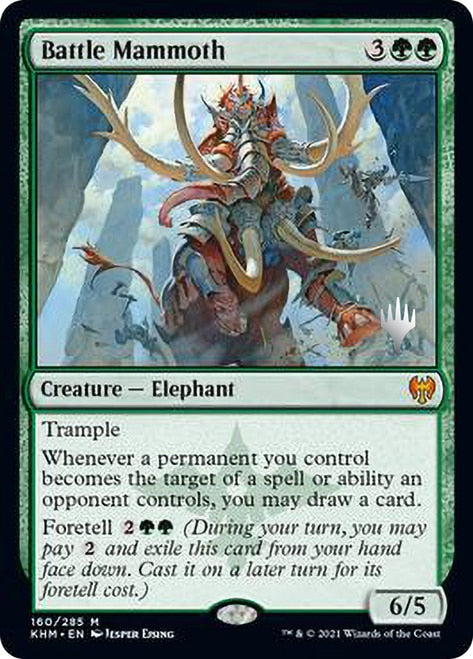 Battle Mammoth (Promo Pack) [Kaldheim Promos] | Black Swamp Games