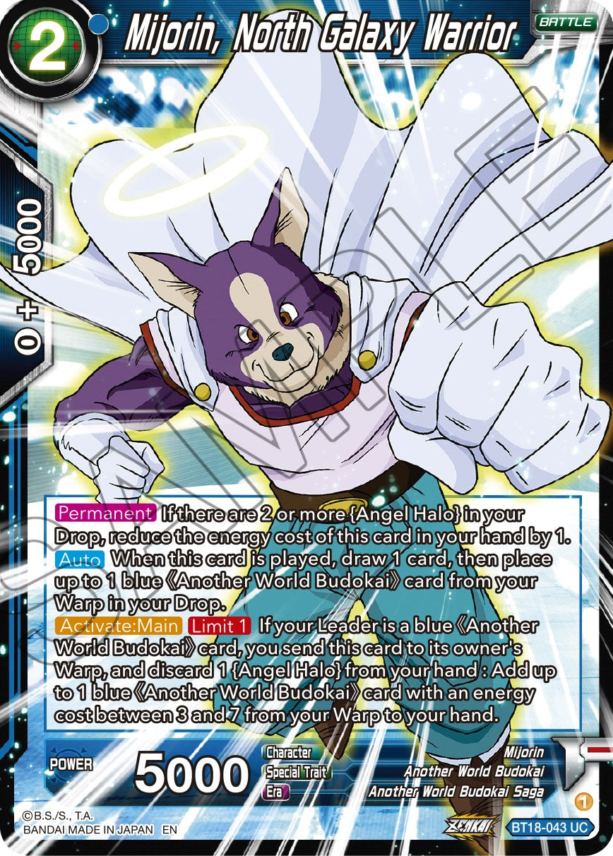 Mijorin, North Galaxy Warrior (BT18-043) [Dawn of the Z-Legends] | Black Swamp Games