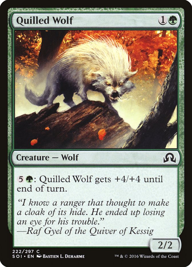 Quilled Wolf [Shadows over Innistrad] | Black Swamp Games