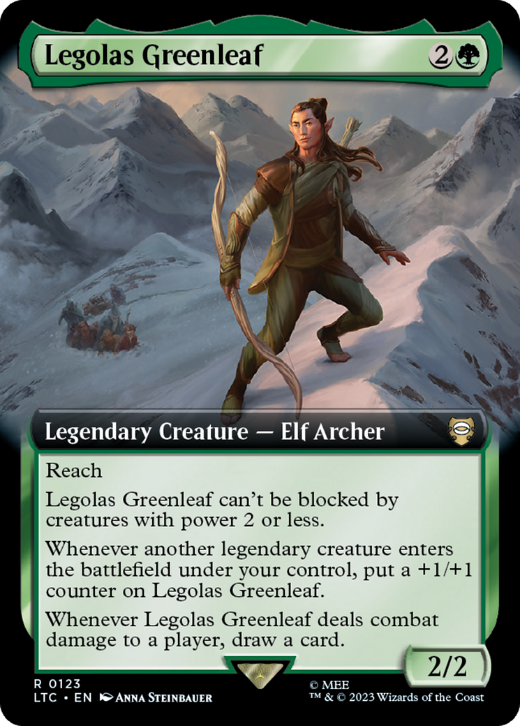 Legolas Greenleaf (Extended Art) [The Lord of the Rings: Tales of Middle-Earth Commander] | Black Swamp Games
