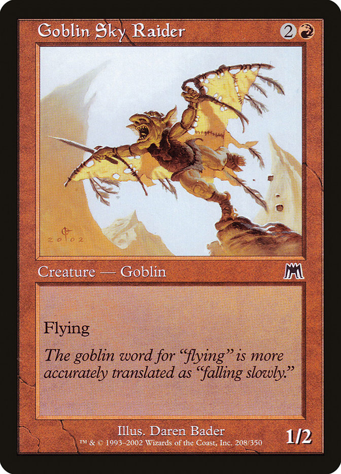Goblin Sky Raider [Onslaught] | Black Swamp Games