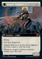 Enduring Angel // Angelic Enforcer (Extended Art) [Innistrad: Midnight Hunt] | Black Swamp Games