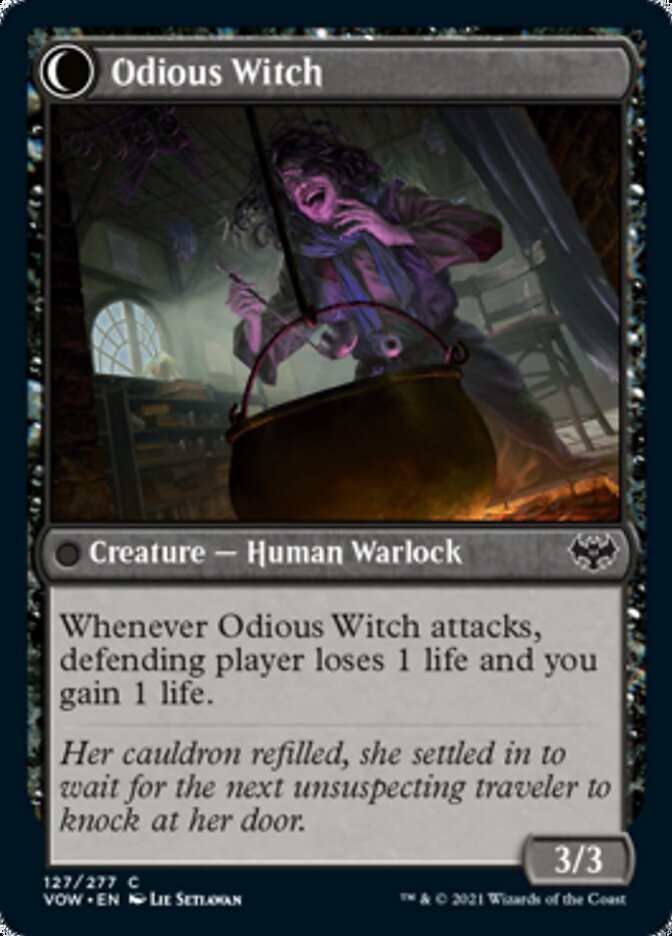 Ragged Recluse // Odious Witch [Innistrad: Crimson Vow] | Black Swamp Games