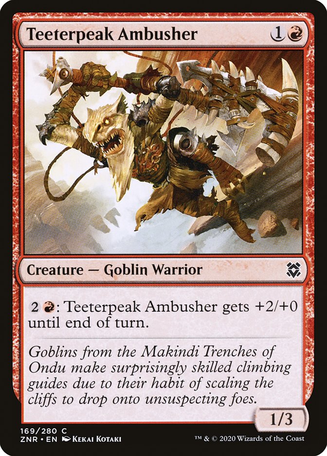 Teeterpeak Ambusher [Zendikar Rising] | Black Swamp Games