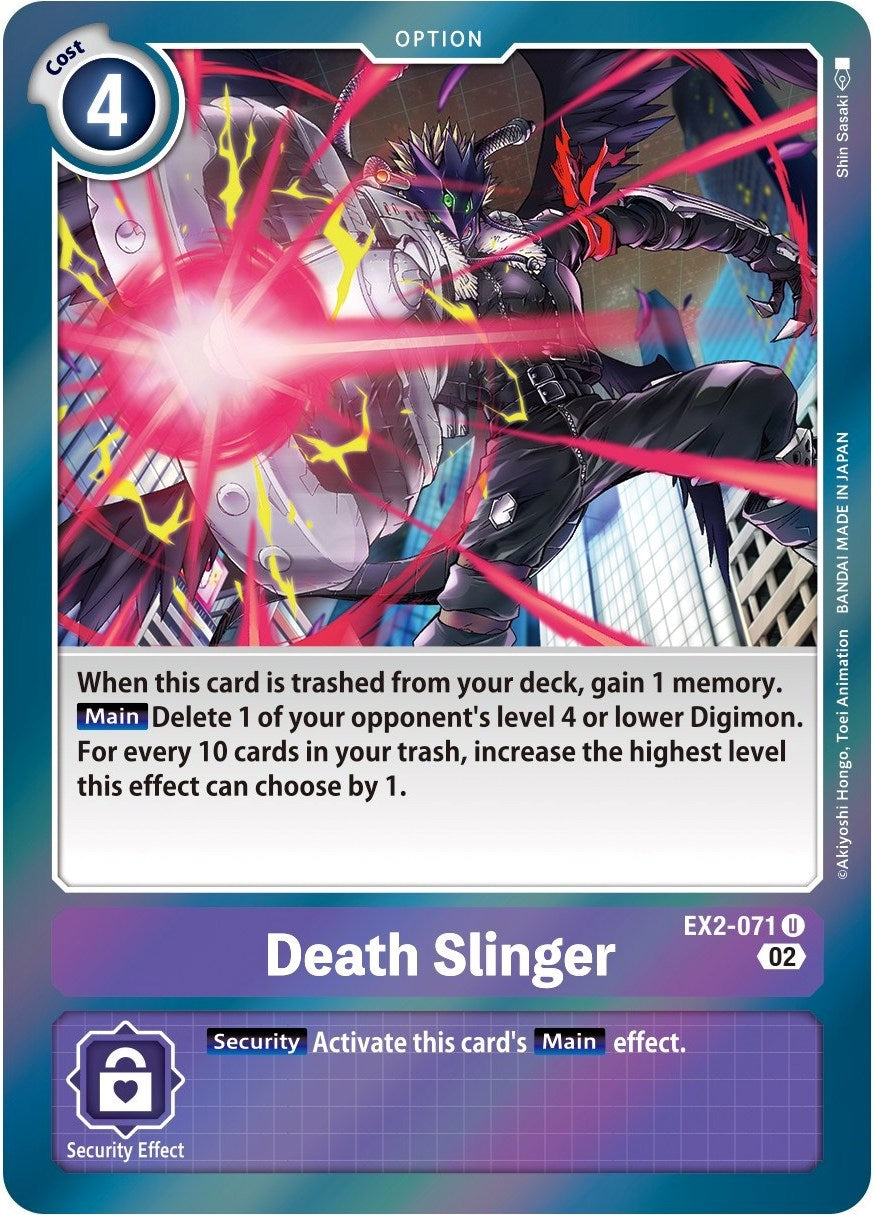 Death Slinger [EX2-071] (Alternate Art) [Starter Deck: Beelzemon Advanced Deck Set] | Black Swamp Games