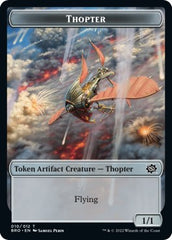 Myr // Thopter (010) Double-Sided Token [The Brothers' War Commander Tokens] | Black Swamp Games