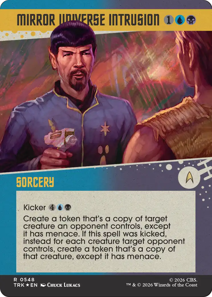 Mirror Universe Intrusion (Showcase) (Surge Foil) [Star Trek] | Black Swamp Games