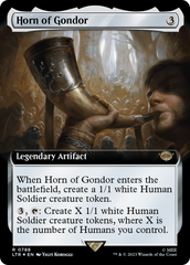 Horn of Gondor (Extended Art) (Surge Foil) [The Lord of the Rings: Tales of Middle-Earth] | Black Swamp Games