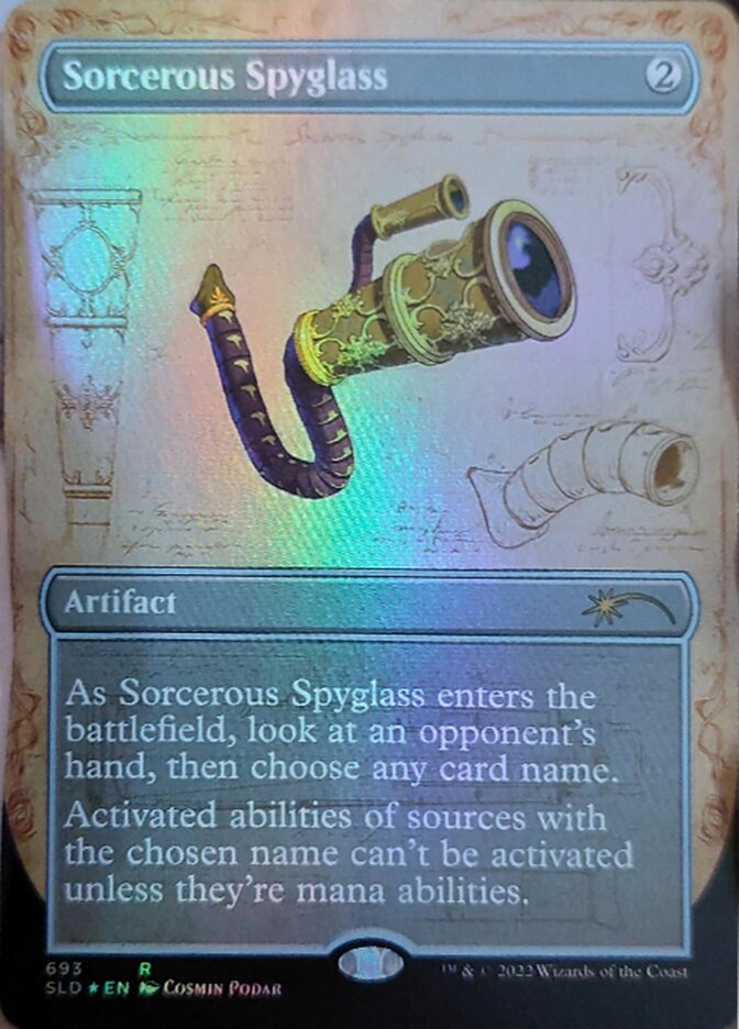 Sorcerous Spyglass (Blueprint) [Secret Lair Drop Promos] | Black Swamp Games