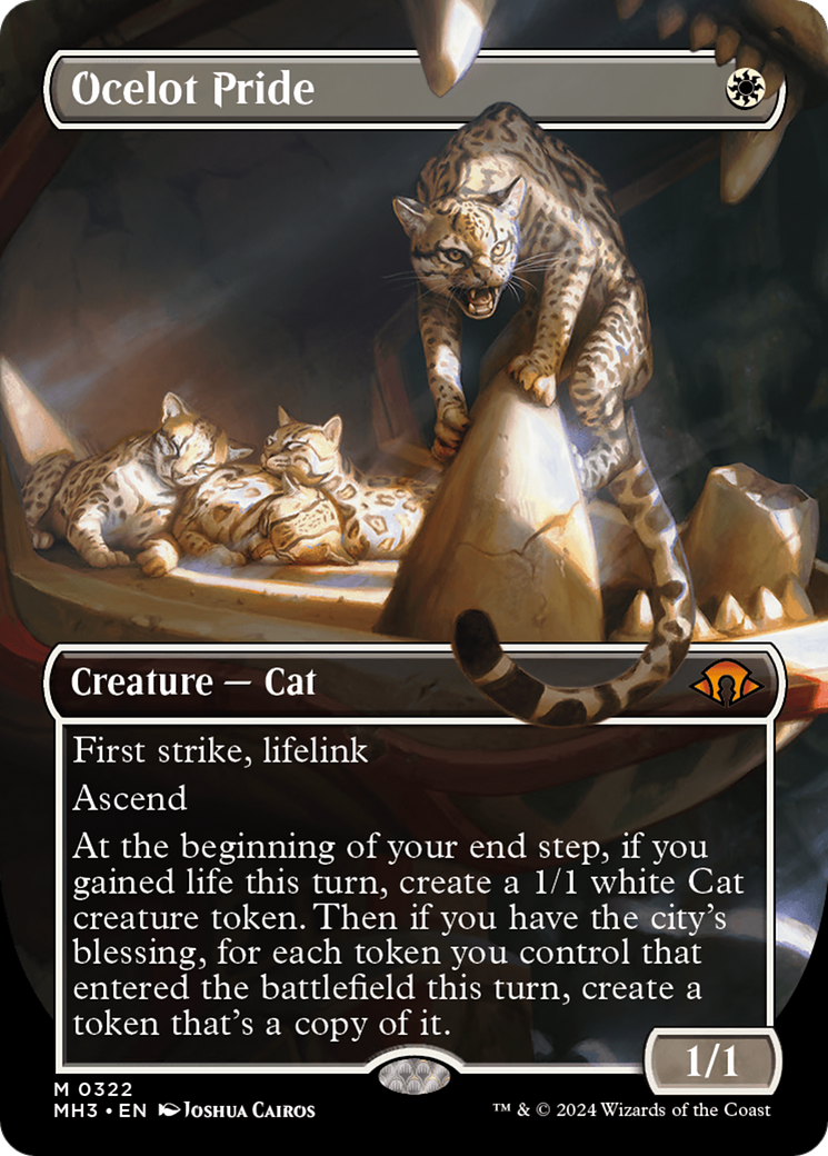 Ocelot Pride (Borderless) [Modern Horizons 3] | Black Swamp Games