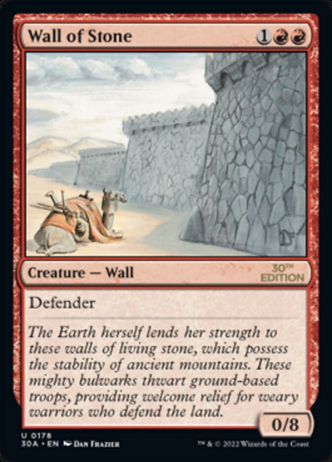 Wall of Stone [30th Anniversary Edition] | Black Swamp Games