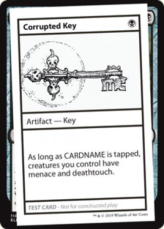 Corrupted Key (2021 Edition) [Mystery Booster Playtest Cards] | Black Swamp Games