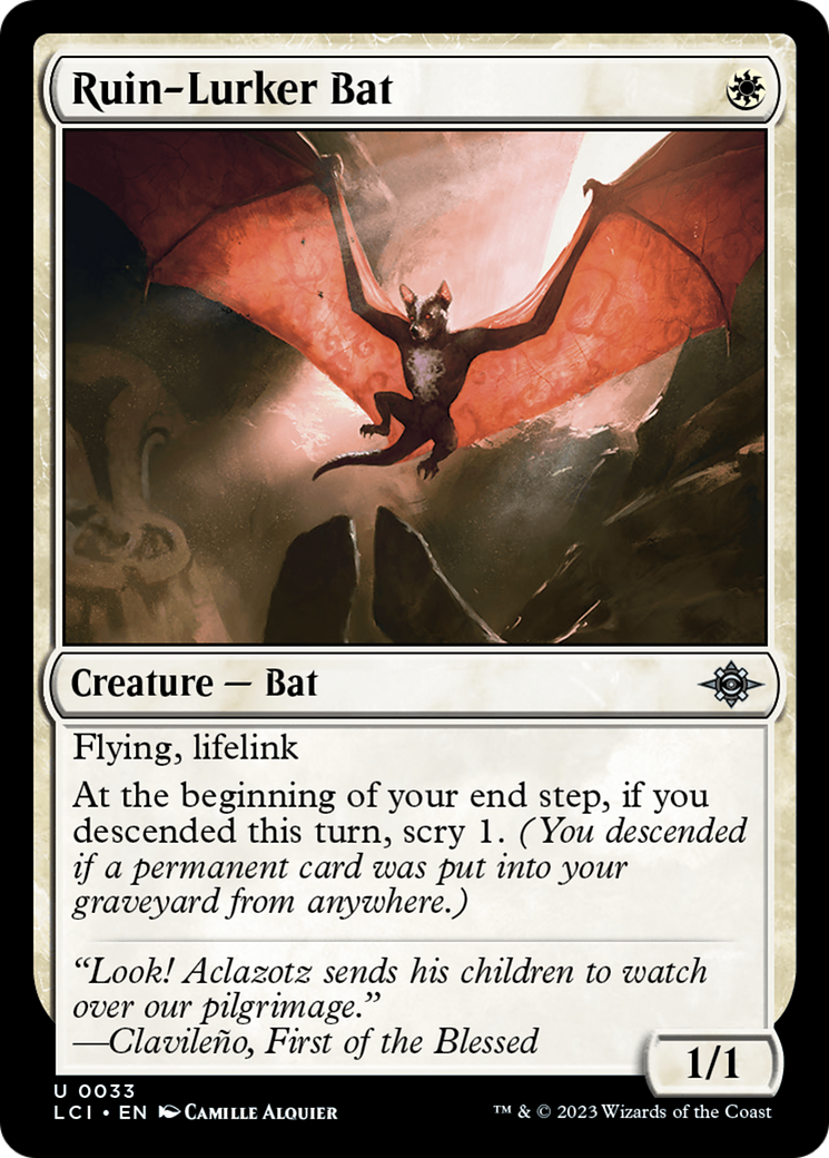 Ruin-Lurker Bat [The Lost Caverns of Ixalan] | Black Swamp Games