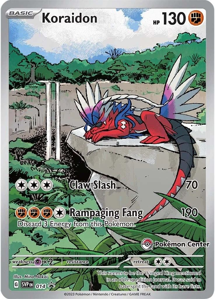 Koraidon (124/198) (Pokemon Center Exclusive) [Scarlet & Violet: Black Star Promos] | Black Swamp Games