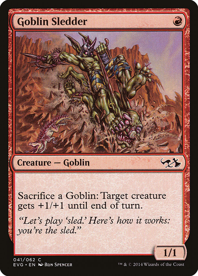 Goblin Sledder (Elves vs. Goblins) [Duel Decks Anthology] | Black Swamp Games