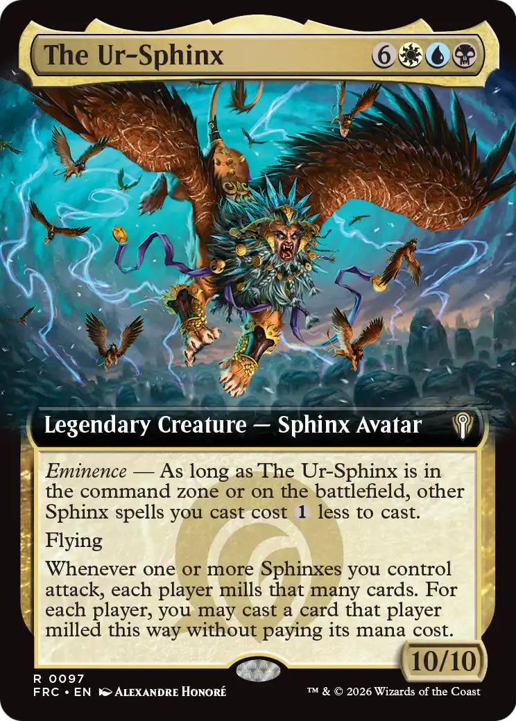 The Ur-Sphinx (Extended Art) [Reality Fracture Commander] | Black Swamp Games