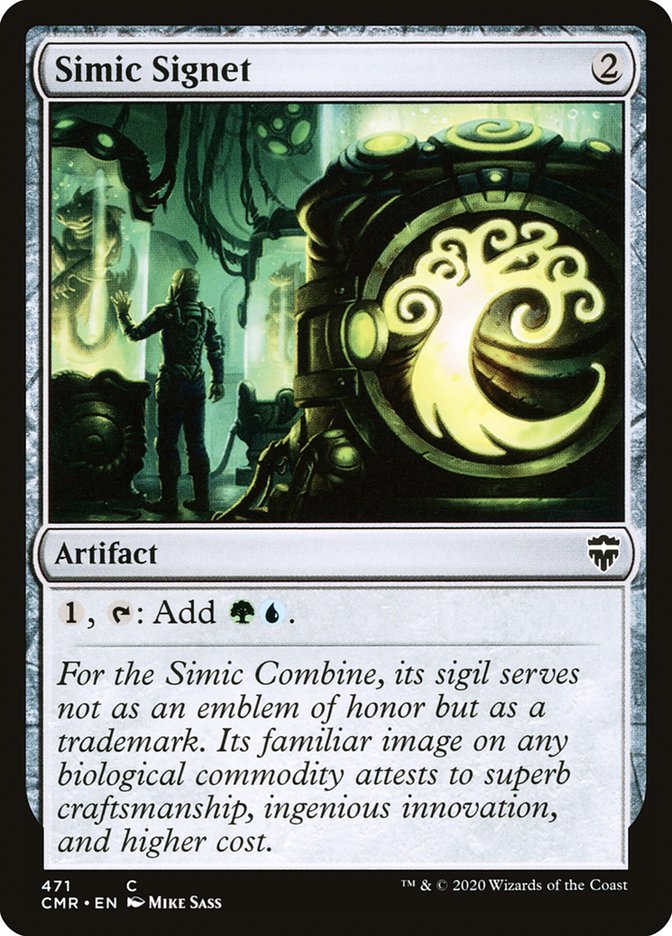 Simic Signet [Commander Legends] | Black Swamp Games