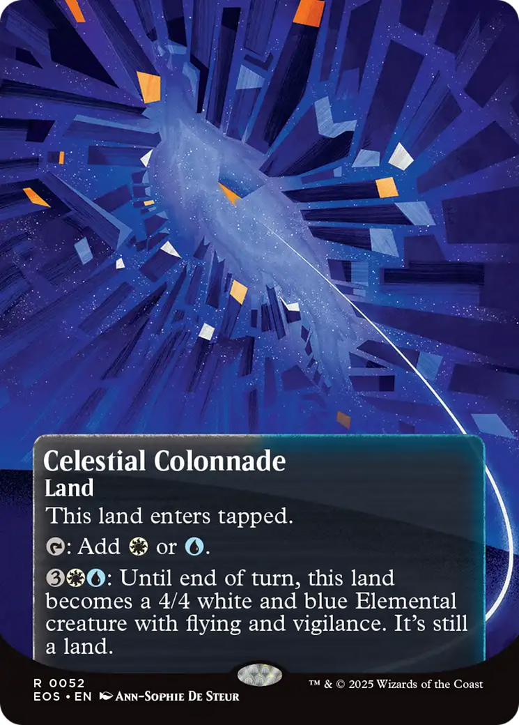Celestial Colonnade (0052) (Borderless) [Edge of Eternities: Stellar Sights] | Black Swamp Games