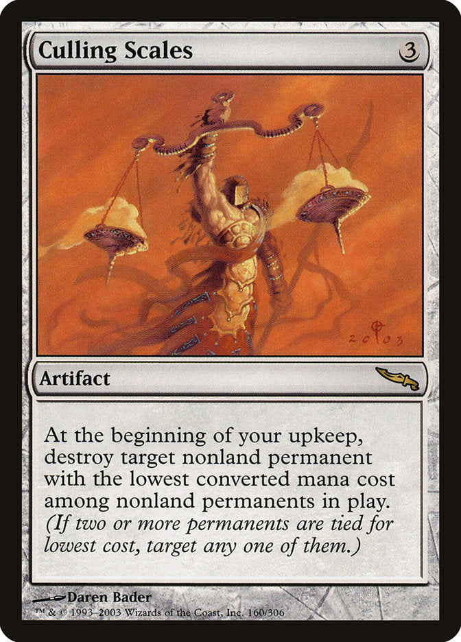 Culling Scales [Mirrodin] | Black Swamp Games
